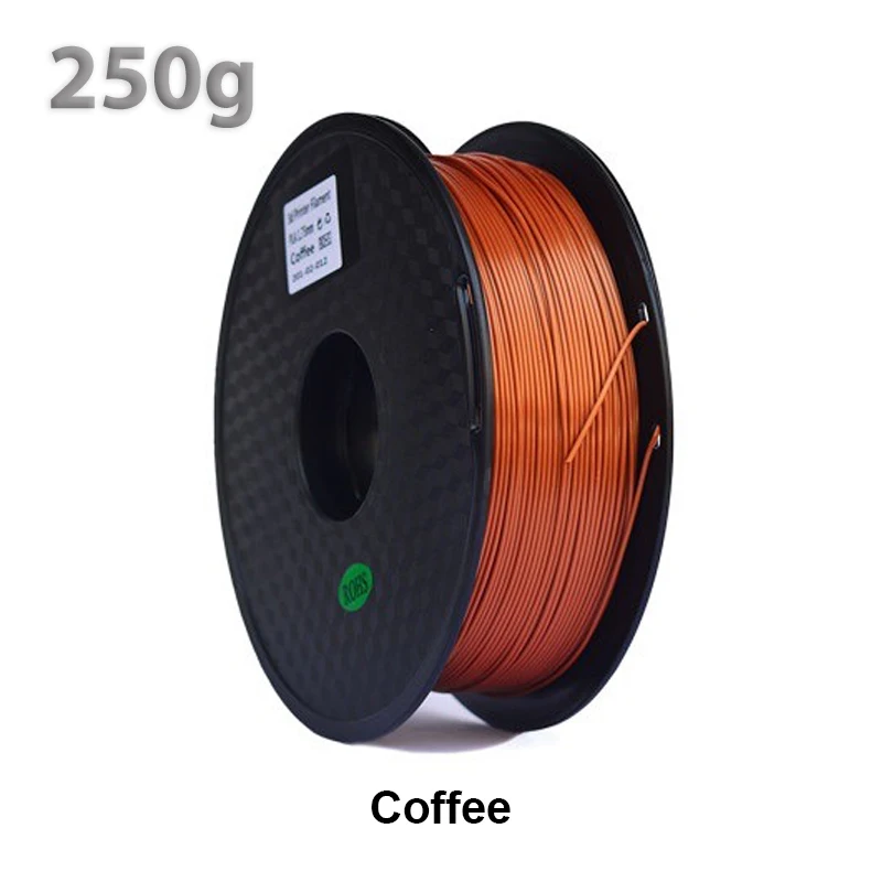 1.75mm 3D Printer Filament PLA Paars 250g Groen Rood Zwart Blauw Grijs draad Vacuümverpakking Voor 3D Afdrukken Filament levert