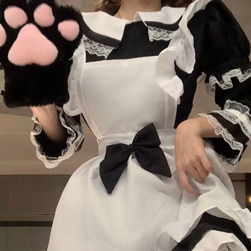 Pluszowe rękawice w kształcie kociej łapki, japońskie cosplay dla dziewczyn, urocze kawaii, impreza, anime, kocie łapki, rękawice do występów, miękkie zabawki, akcesoria do cosplayu