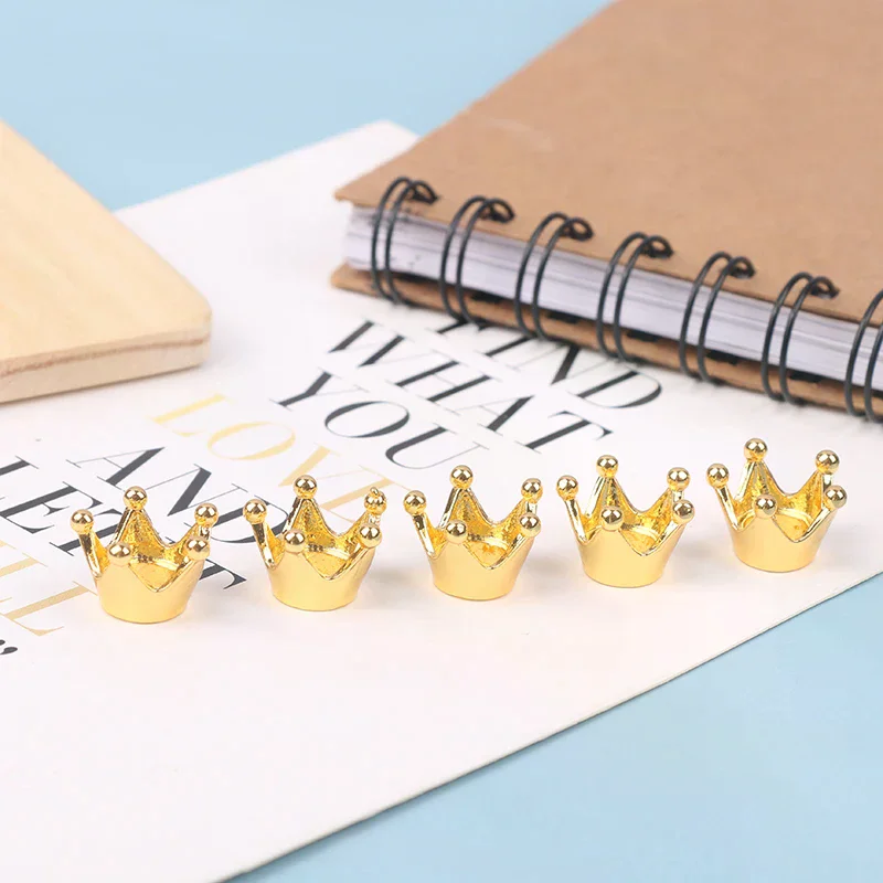 

Dolls Accessories Kids Pretend Toys 5pcs Dollhouse Miniature Mini Metal Crown Princess Headwear Model