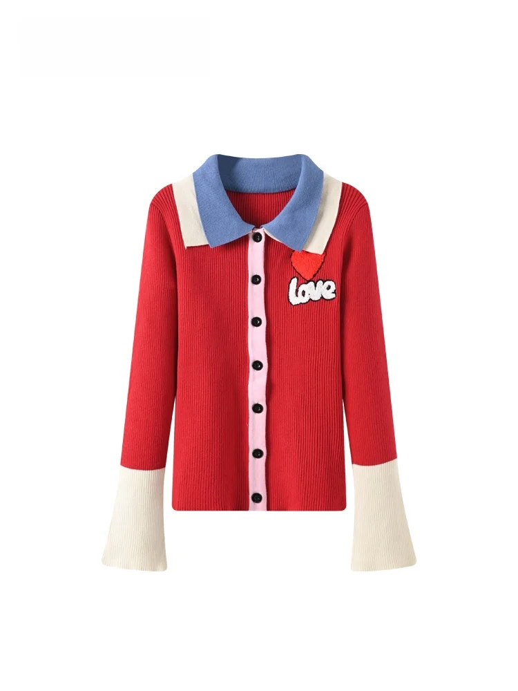 

Cara CLUB plus Size Knitted Long Sve Women's Top Autumn Winter New Sle Patchwork Design Thiened Polyester Fiber