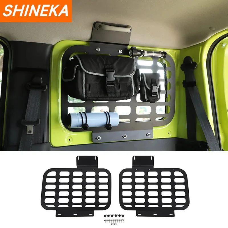 SHINEKA Car Rear Racks For Suzuki Jimny Car Trunk Shelf Storage Bracket Luggage Racks Accessories For Suzuki Jimny 2019 2020 Up