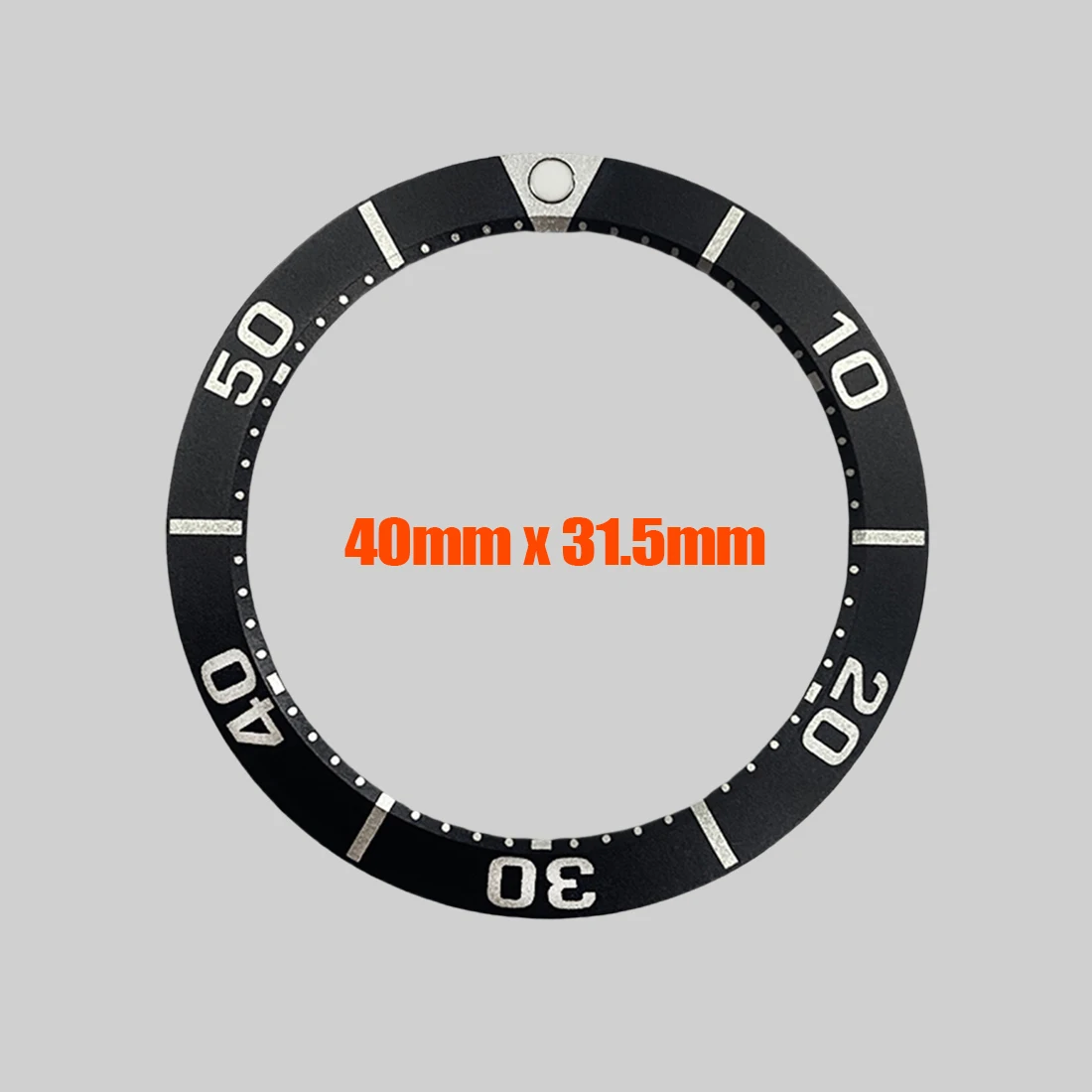 40mmx31.5mm Sumo Aluminum Bezel Insert  Fit for Ocean Sumo SBDC SPB Watch Case NH35 Case Bezel Insert Ring Spare Parts