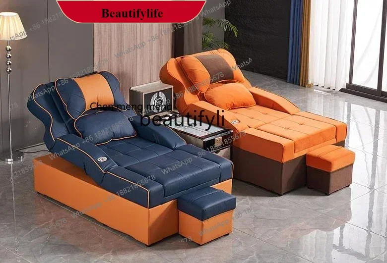 G153 Foot massage bed, foot bath, ear cleaning, rest, integrated massage bed, electric foot massage sofa recliner