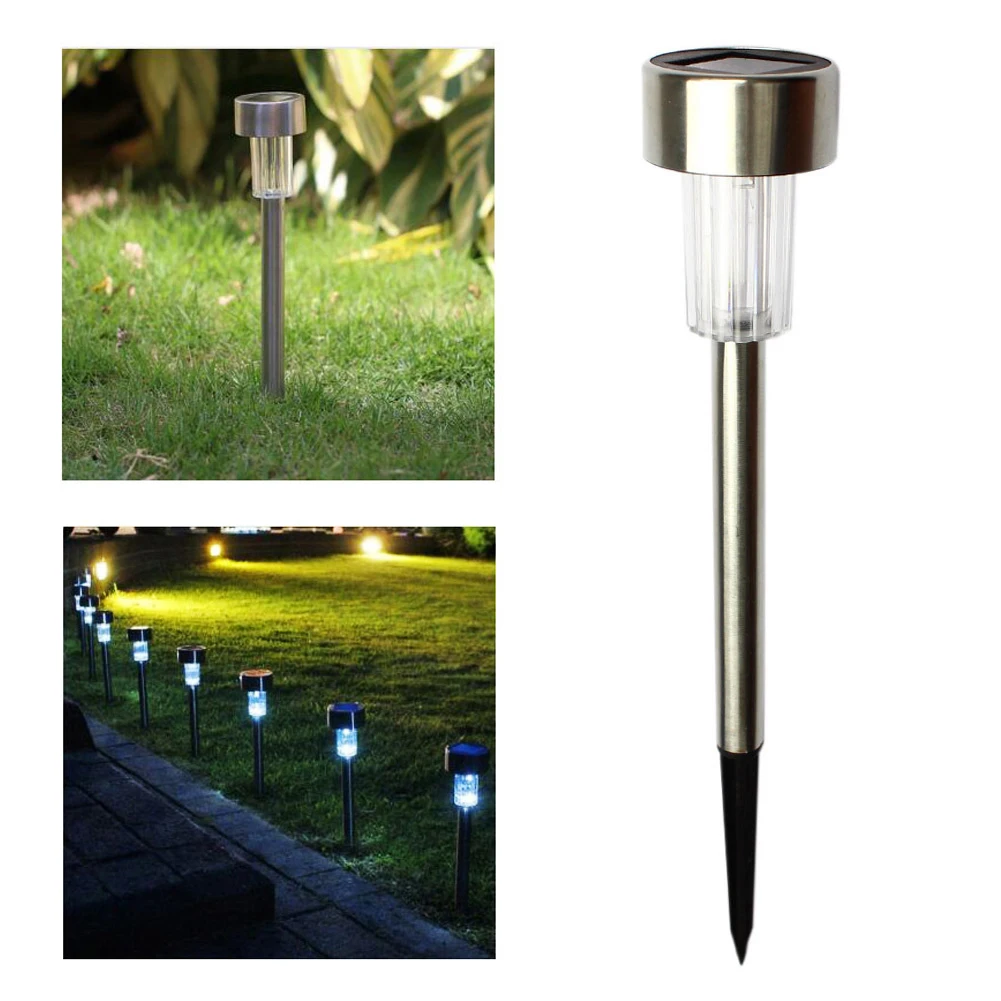 LED Solar Garden Light Outdoor Solar Powered Lamp Lantern Waterproof Landscape Lighting For Pathway Patio Yard Lawn Decoration