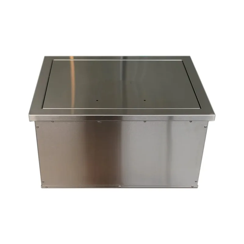 High quality outdoor stainless steel 304 embedded freezer factory supply barbecue accessories outdoor kitchen party