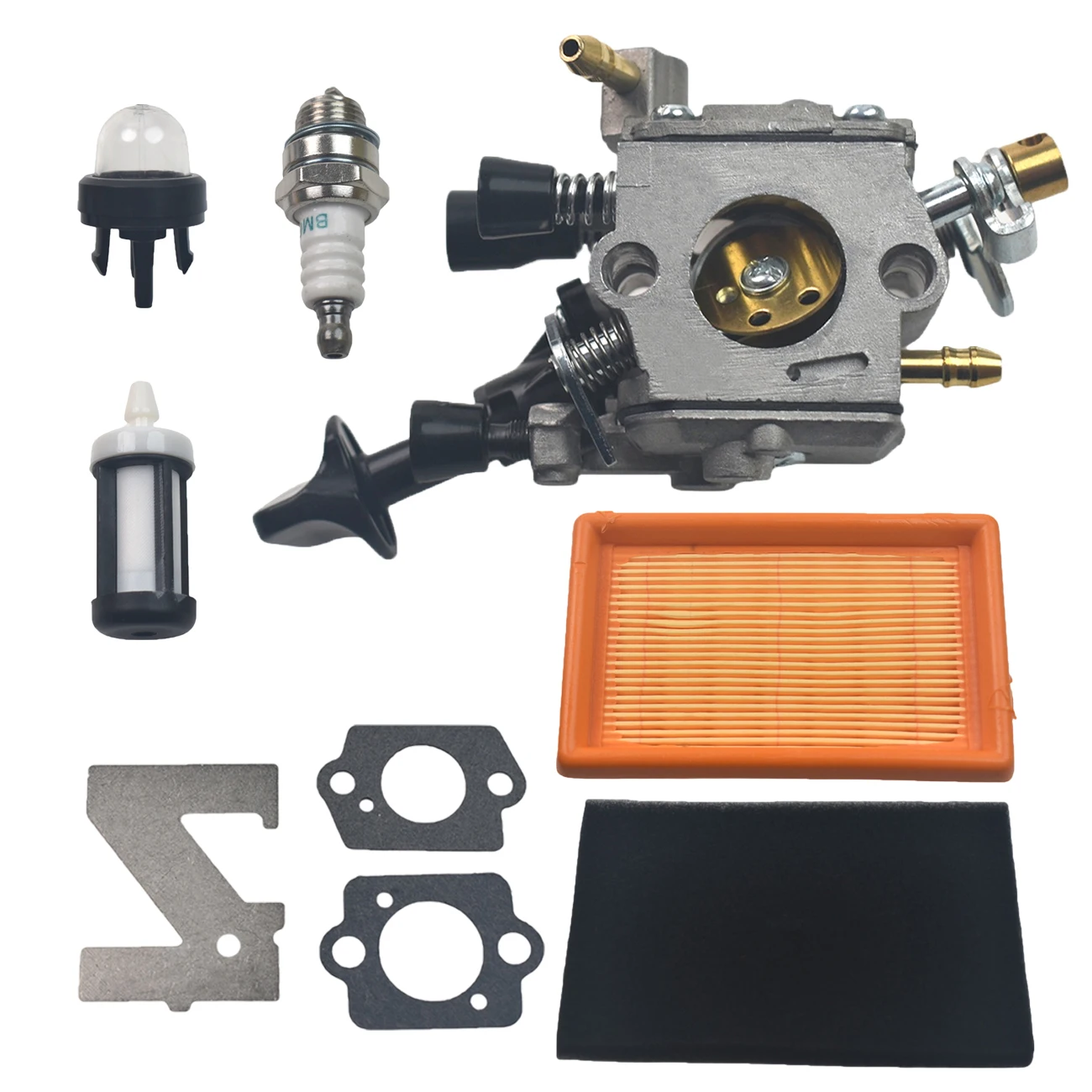 Carburetor Kit For Stihl BR350 BR430 SR430 SR450 Backpack Blowers Zama C1Q-S210 C1Q-S210