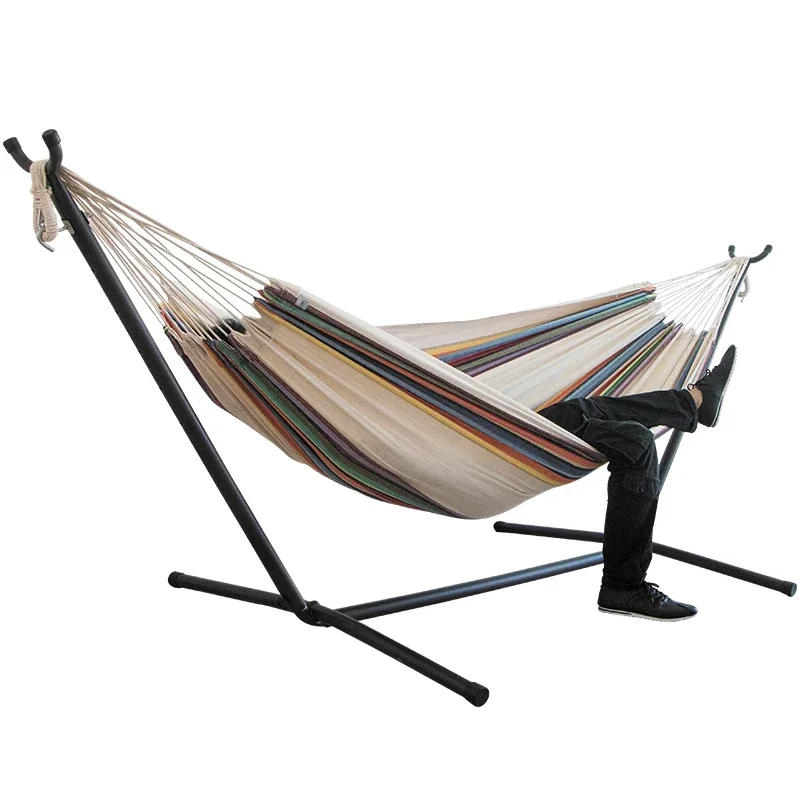 Garden Swings Camping Sleeping Hammock Hanging Chair Outdoor Furniture Brazilian Swing Metal Hammock Stand Beach Hammocks Cocoon