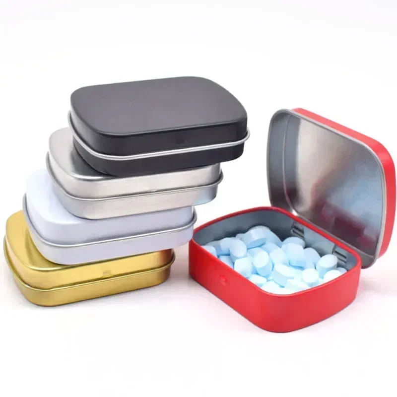 10/20/30Pcs Metal Tin Box Portable Mini Tinplate Case With Lid Candy Pill Jewelry Storage Containers Sealed Cans Home Organizer