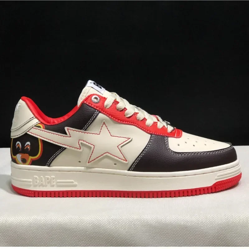 A BATHING APE Original Classics Bape Sta, Zapatos Deportivos para Hombre y Mujer, Zapatos Casuales de Moda, Zapatos de Plataforma para Exteriores, Zapatos Deportivos con Diseño de Oso