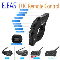 EJEAS EUC Motorcycle Intercom Bluetooth Remote Control Handle Used for EJEAS Type-C V6Pro /V7/ V4Plus / Q2 / Q7 / Q8 / MS8 /MS20