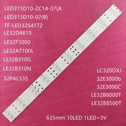 Lámpara Led de LED315D10-07(B) 30331510219, para LE32M600, 32E3000B, 32E3000C, MTV-3223LT2 misteriosa, Telefunken TF-LED32S38T2