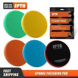 SPTA-almohadillas de pulido para coche, almohadillas para pulir cera de 5 pulgadas (125mm), 6 pulgadas (150mm), 7 pulgadas (180mm)