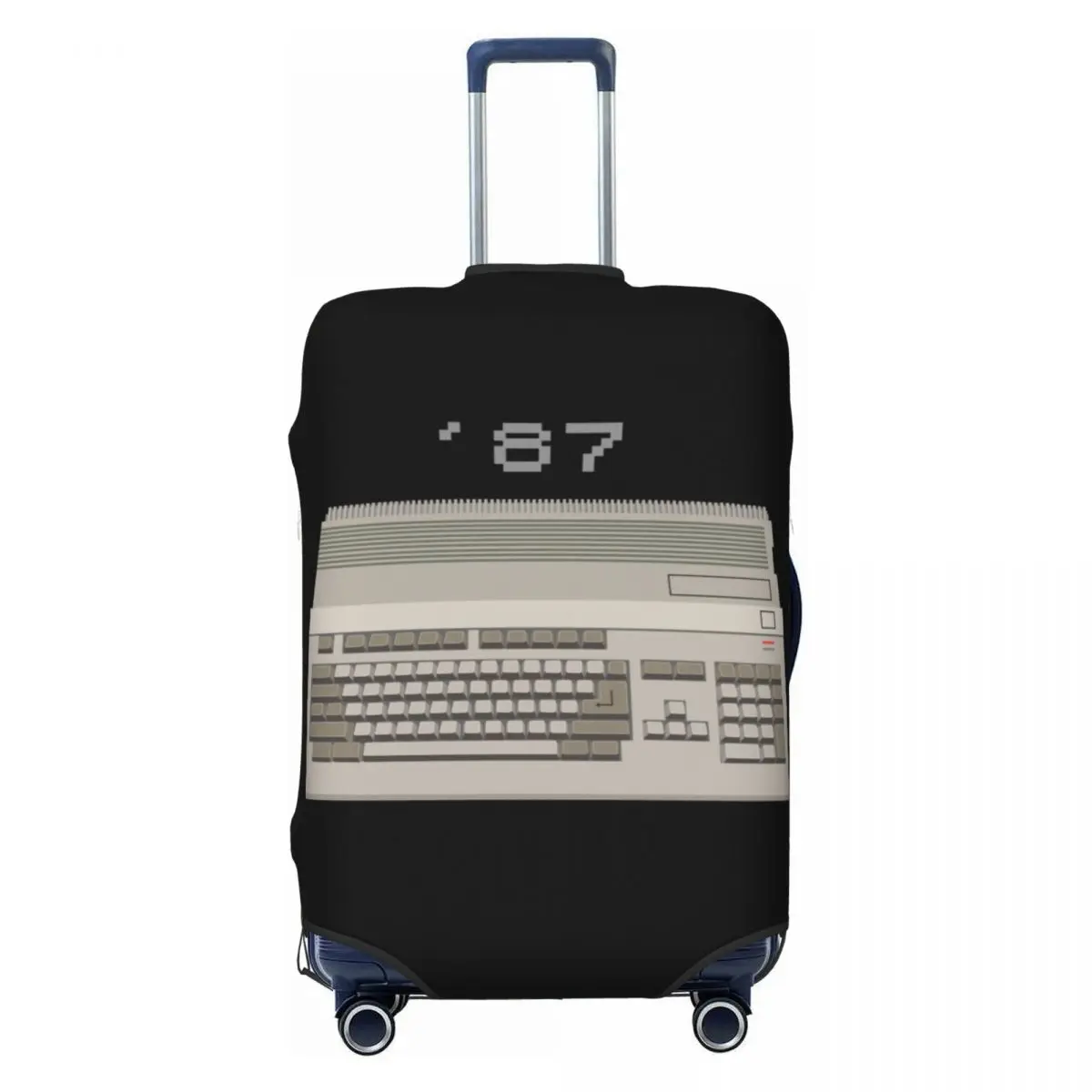 

Пользовательский чехол для багажа Commodore 64 Amiga 500, эластичный C64, защитные чехлы для компьютерного дорожного чемодана, подходит для 18-32 дюймов