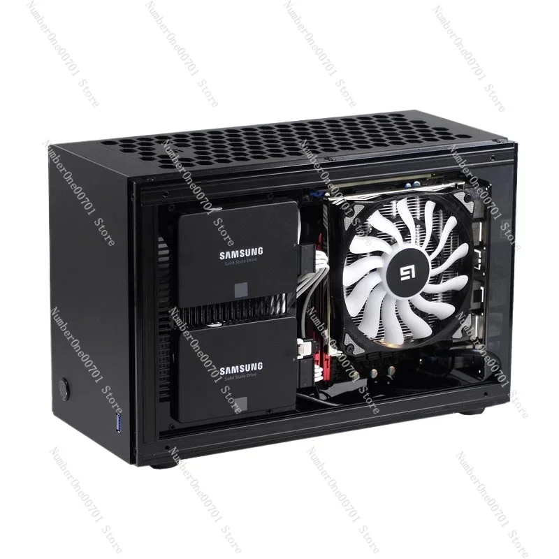 

Модернизированная версия с тремя слотами A4 Sfx, новый прозрачный корпус Mini Itx для ПК