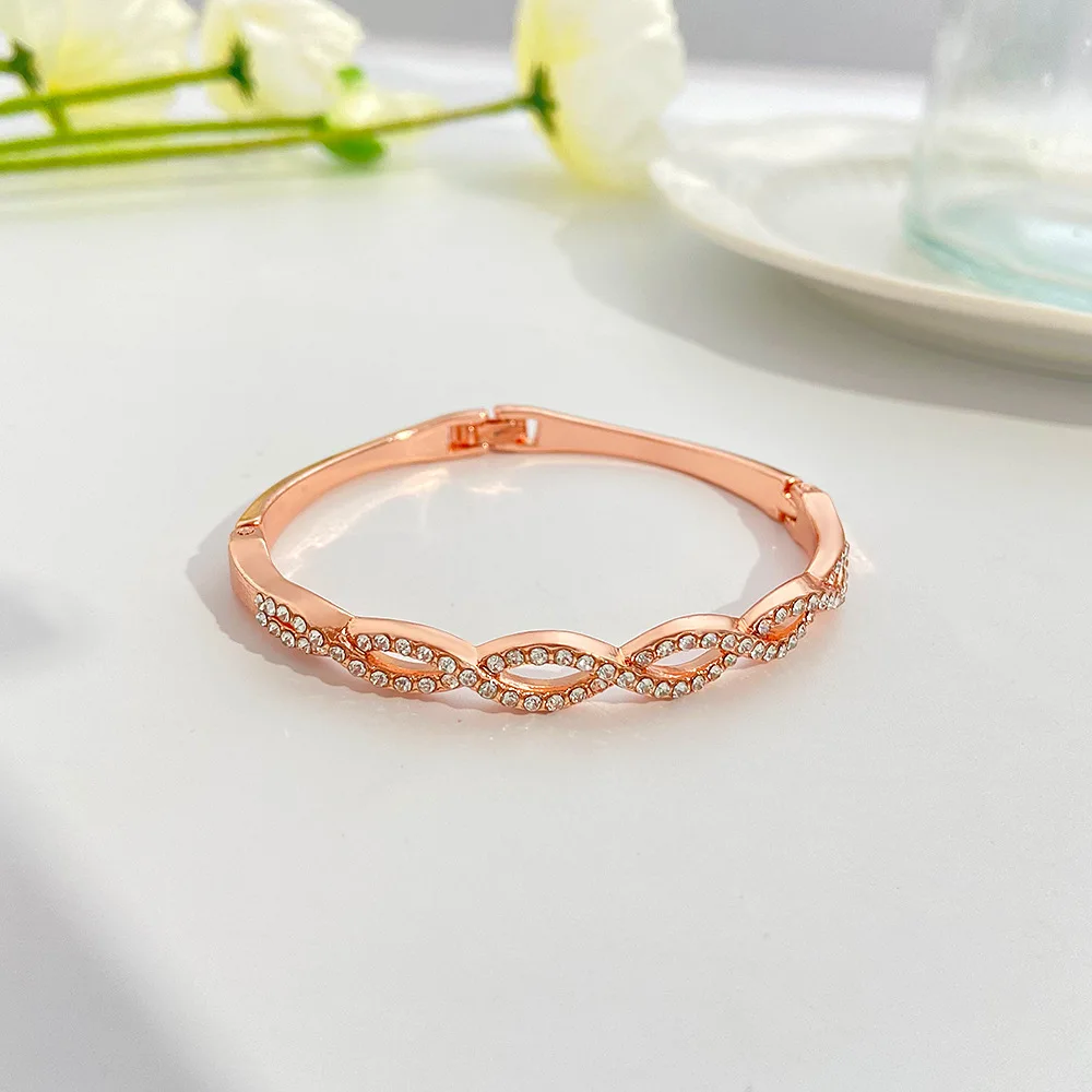 2022 Silver Color Hollow Round Geometric Bracelets and Bangles Feminine Korean New Fashion Popular Jewelry Party Gift