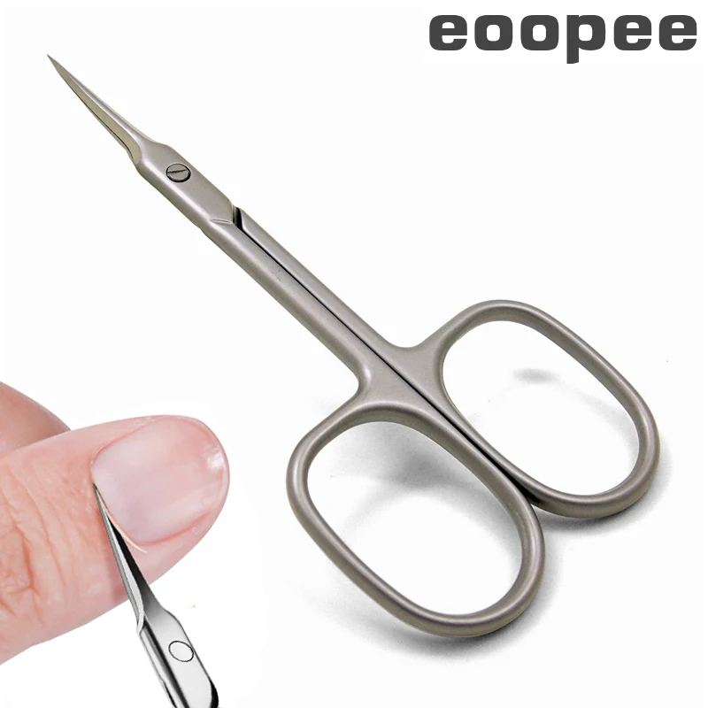 Abrasive Blasting Stainless Steel Dead Skin Scissors Anti-Rust Trimmer Dead Skin Remover Manicure Tools Cuticle Nippers Scissors