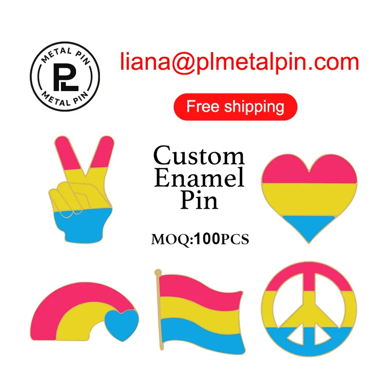 

LGBT Art Rainbow Custom Enamel Pins Flag Love Heart Brooches Bag Shirt Lapel Pin Rainbow Clouds YES Gesture Badges Bulk Custom