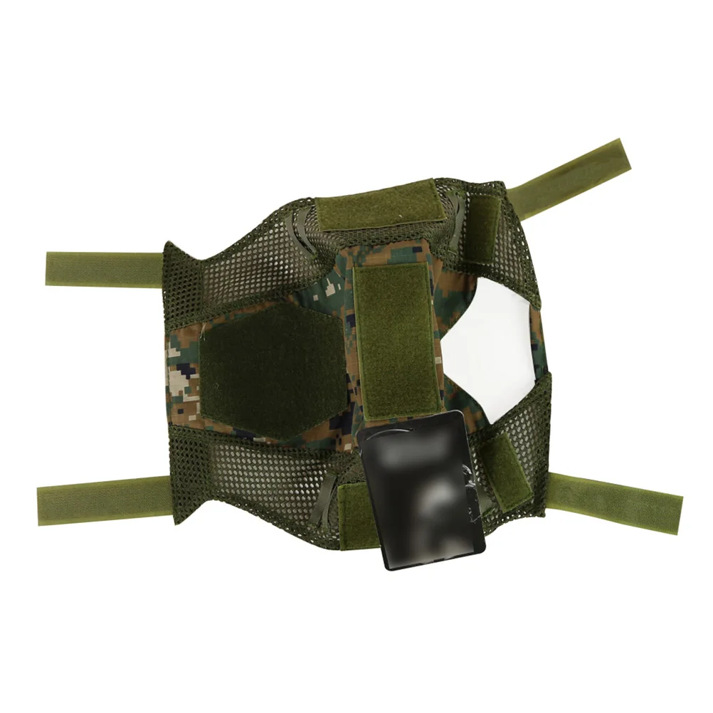 

Camouflage Cover Military Style Protective Hunting Adjustable Durable Buckle System Outdoor Sports Gym Workout
