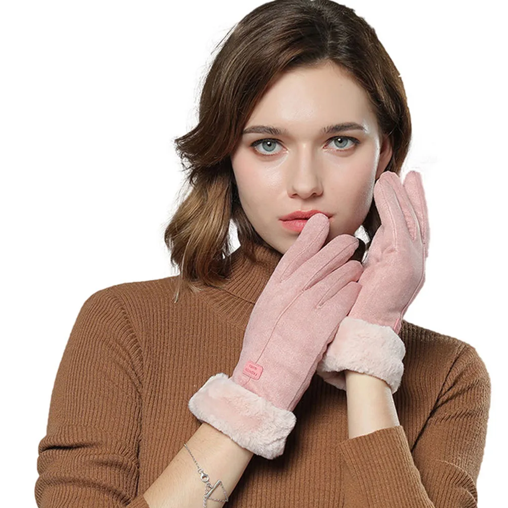 Electric Heating Gloves winter USB Heated Gloves Winter Skiing Snowboarding plush USB Charging Heated Gloves Thermal Snow Gloves