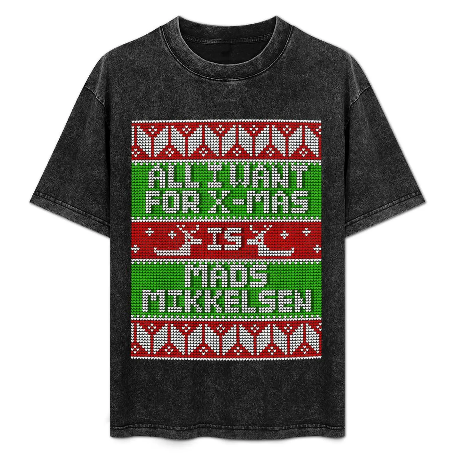 

All I Want For Christmas 2016 (Mads Mikkelsen) T-Shirt shirts graphic tees Blouse boys whites outfits for men