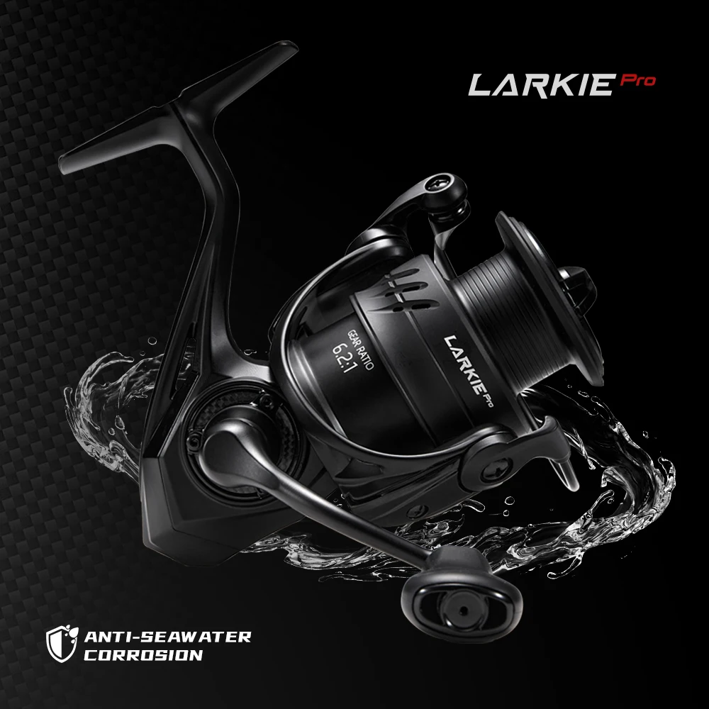 Soloking LARKIE Pro 153g Carbon-Spinnrollen 10kg Max. Bremskraft 10+1 geschirmte Kugellager 5.2:1/6.2:1 Übersetzungsverhältnis Salzwasser-Spinnrollen – Detail 3