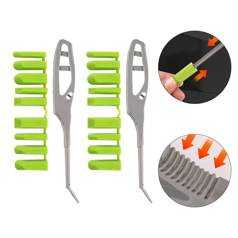 Efficiently Smooth Sealant Lines with This Set of Two Silicone Seam Tools Including Nine Functional Scraper Heads