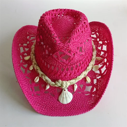 Imagen 2 del producto Sombrero de Vaquero Blanco de Paja 2026, Sombrero de Vaquero Occidental, Sombrero de Caballero de Primavera, Sombrero de Jazz Unisex, Sombrero de Ala Ancha de Verano, Sombrero para Hombre