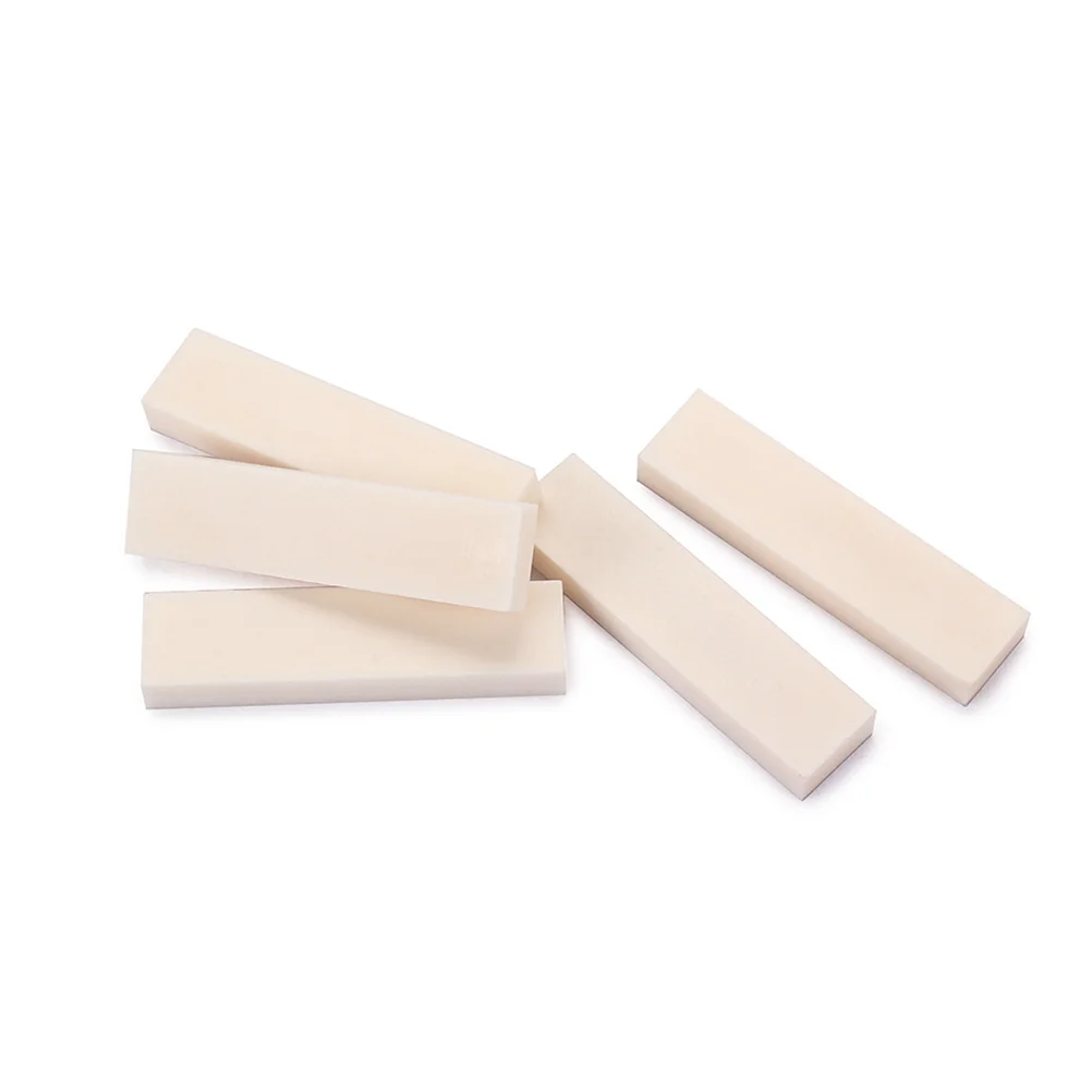 

Premium Bone Nut Saddle Blank for Guitar String Instruments Exquisite Density Clarity Fit Acoustic Folk Electric Bass Mandolin