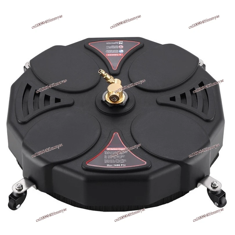 13/16/18 Inch Pressure Washer Surface Cleaner Floor Plate With Dual Nozzles 1/4 Quick Connect Plug Courtyard Pavement Cleaning