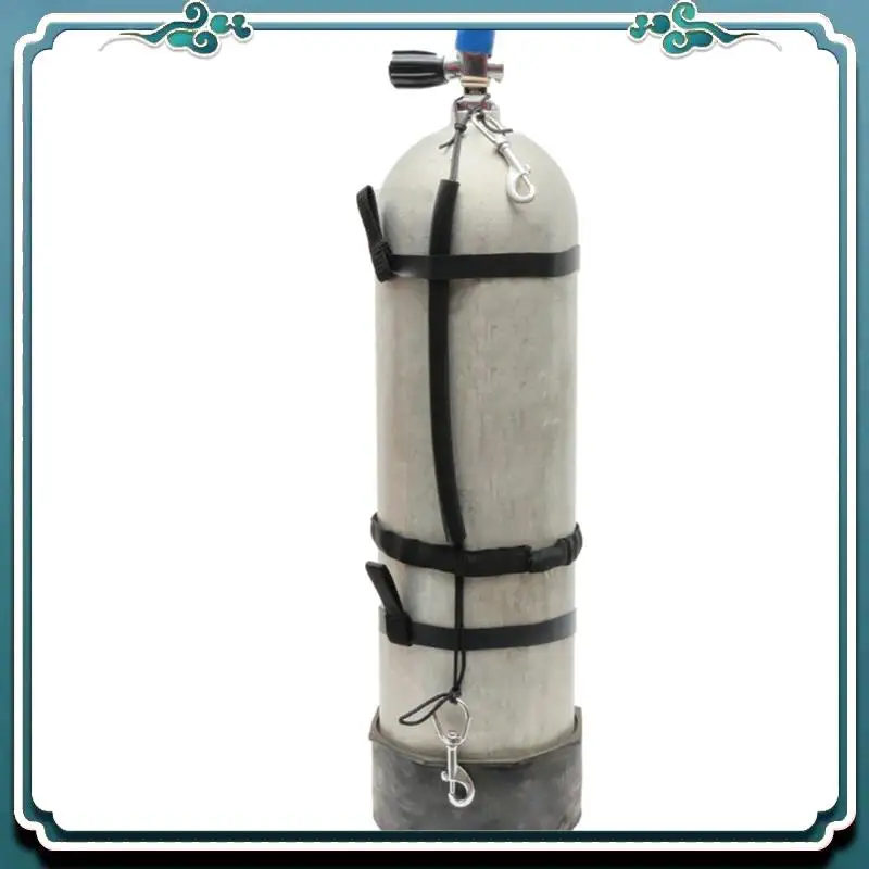 A65G-2X acier inoxydable réservoir de plongée sous-marine cylindre scène bouteille gréement sangle de montage latéral A