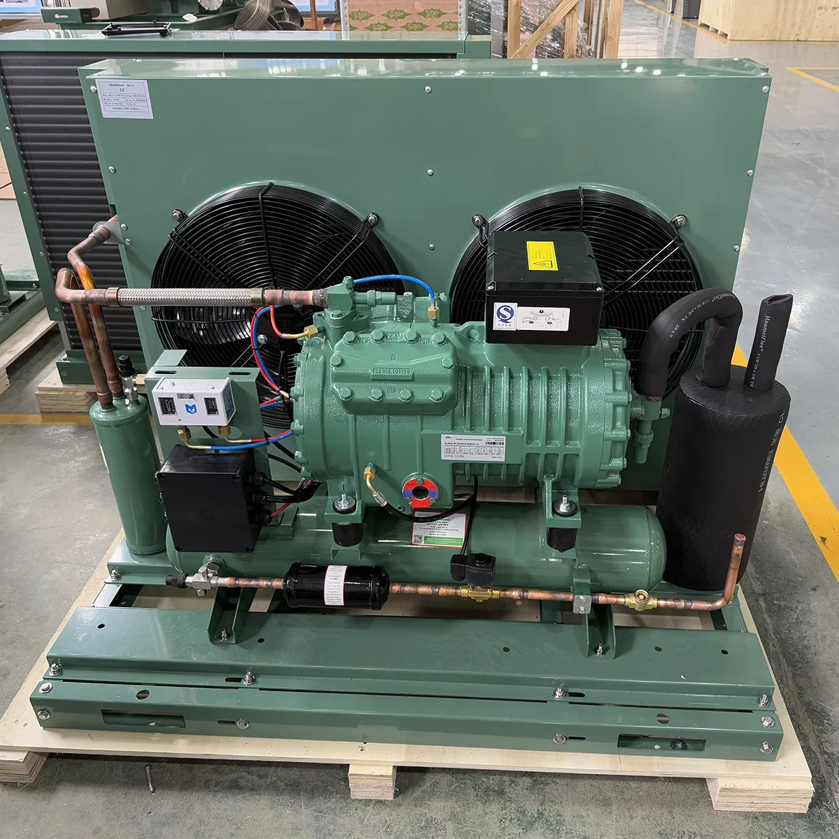 Unidad de condensación EMTH 220V 60HZ 5HP con motor de compresor Bitzer para sistema de congelador Walk-in de sala fría