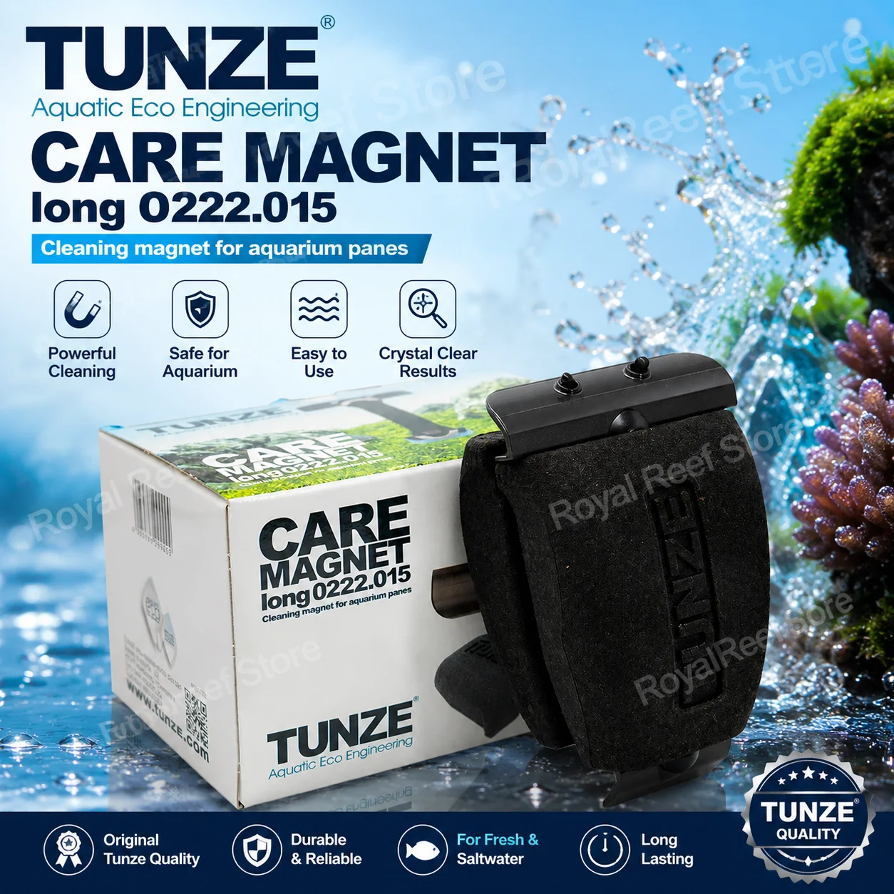 tunze-ケアマグネット-磁気藻類クリーナー-水槽ガラススクレーパー-リーフフィッシュタンク-ピコナノ-ロング-ストロング-ストロング