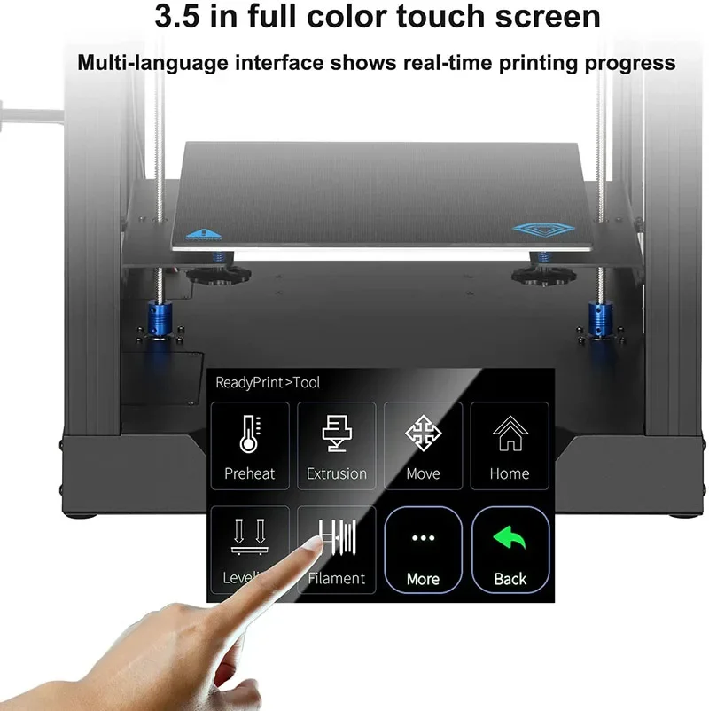 Twotrees SP-5 32-bit Silent Motherboard DIY FDM 3D Printer.Home PLA ABS PETG 3D Printer Machine with Automatic leveling