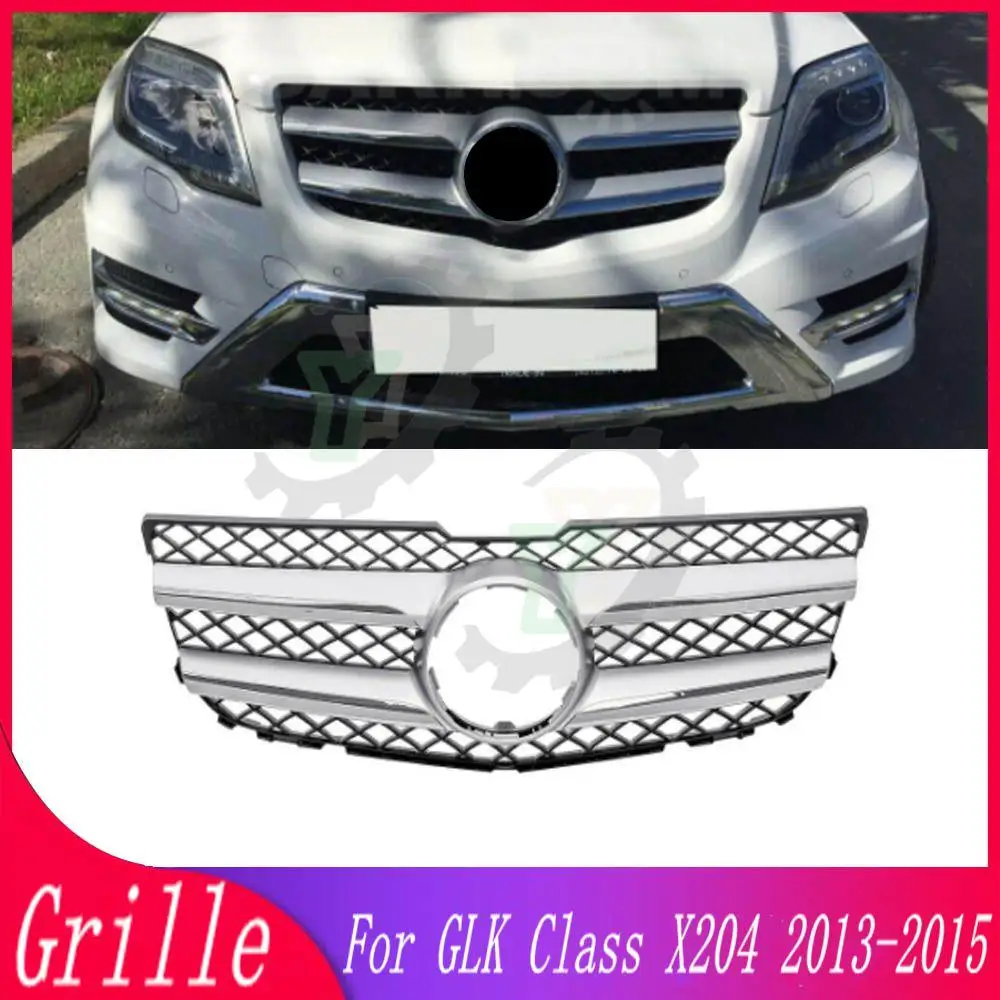 

Front Bumper Grille Grill For Mercedes Benz GLK Class X204 GLK200 GLK220 GLK250 GLK350 GLK300 2013 2014 2015 Car Accessory