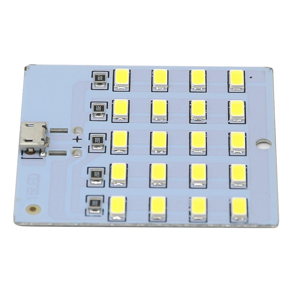 8/12/16/20 LED 5730 SMD 5V 430mA White Mirco USB 5730 LED Lighting Panel USB Mobile Light Emergency Light Night Light