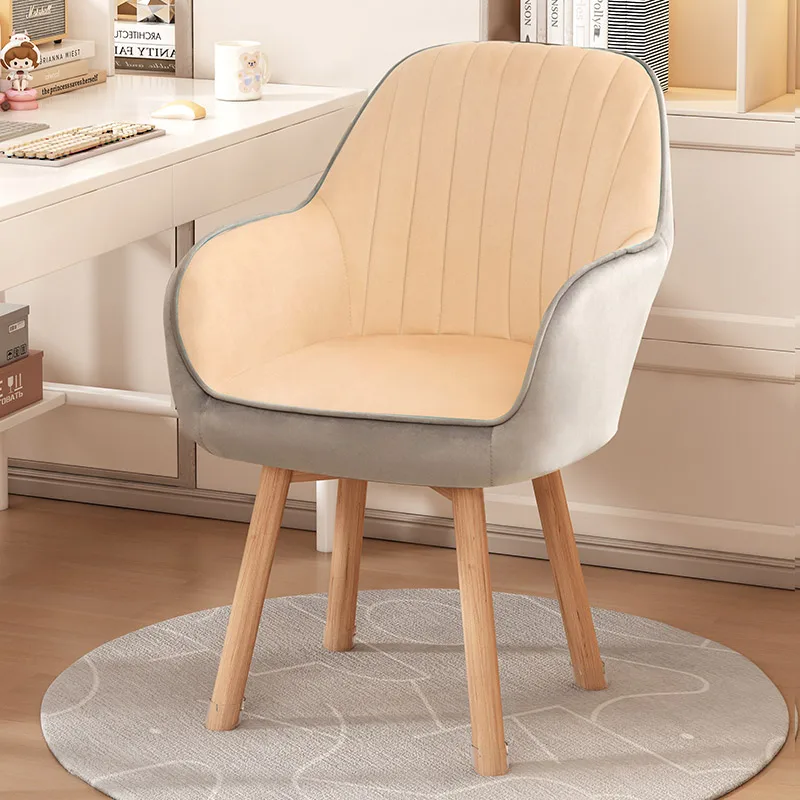 home comfort office chair Relaxing ergonomi Interior solid wood lazy chair living room elegant sillas de escritorio furniture