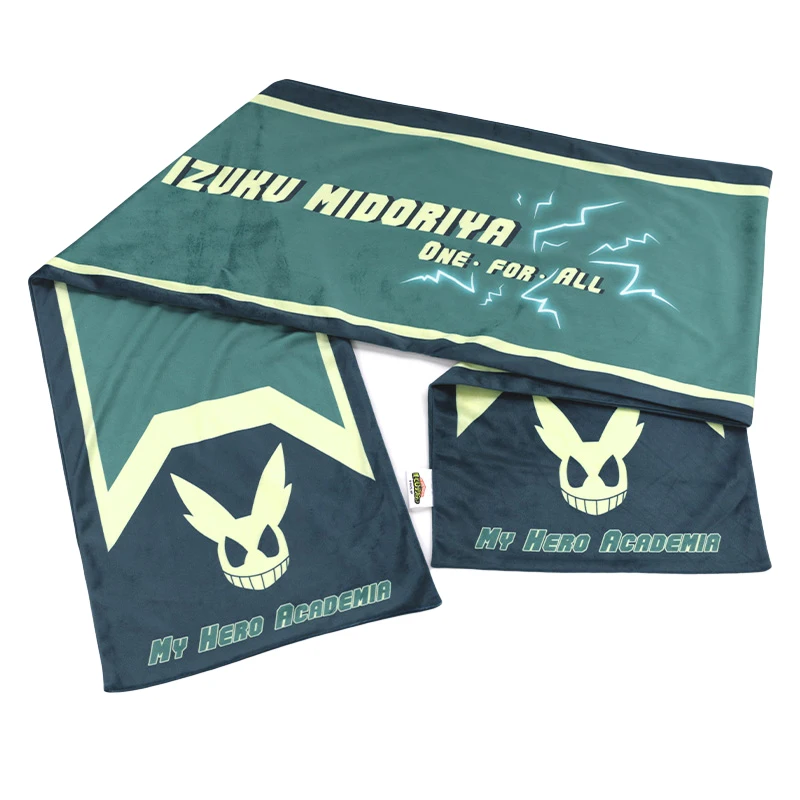 My Hero Academia 유니섹스 미도리야 이즈쿠 바쿠고 카츠키 스카프 중국 애니메이션 스카프 공식 인증