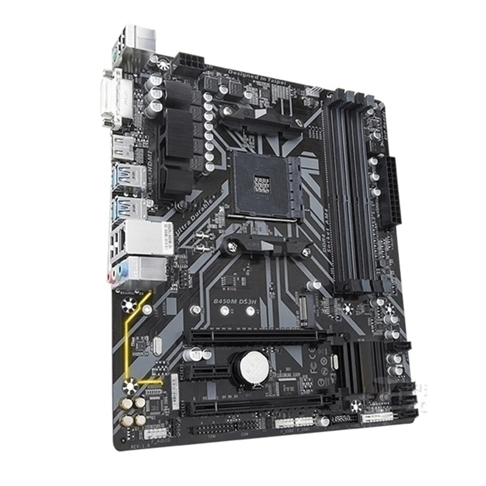 

For GA-B450M DS3H For AMD AM4 Ryzen 3/5/7/9 1th.2th.3th.Athlon USB3.1 HDMI M.2 B450 Micro-ATX Desktop Motherboard