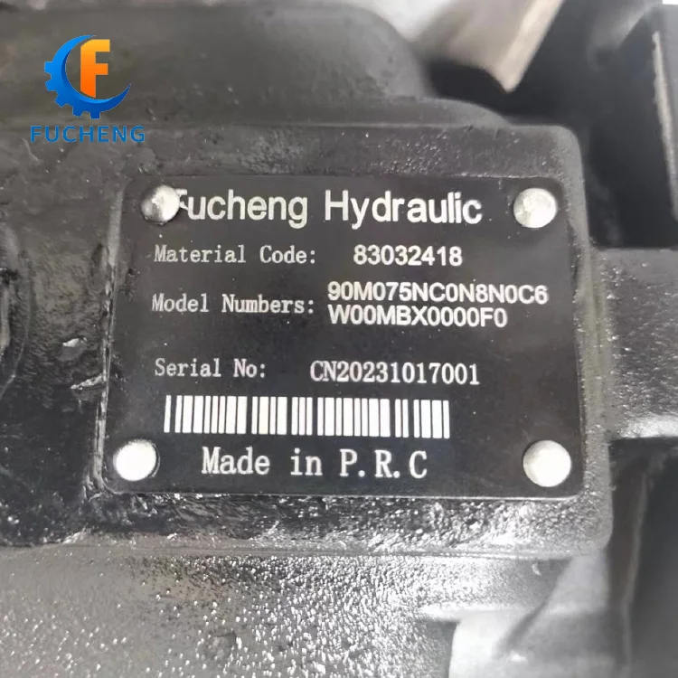 Pompe à piston hydraulique Sauer et moteur fabriqués en Chine 90M042 90M055 90M075NC0N8N0C6W00MBX0000F0 90M100 90pv série de Fucheng