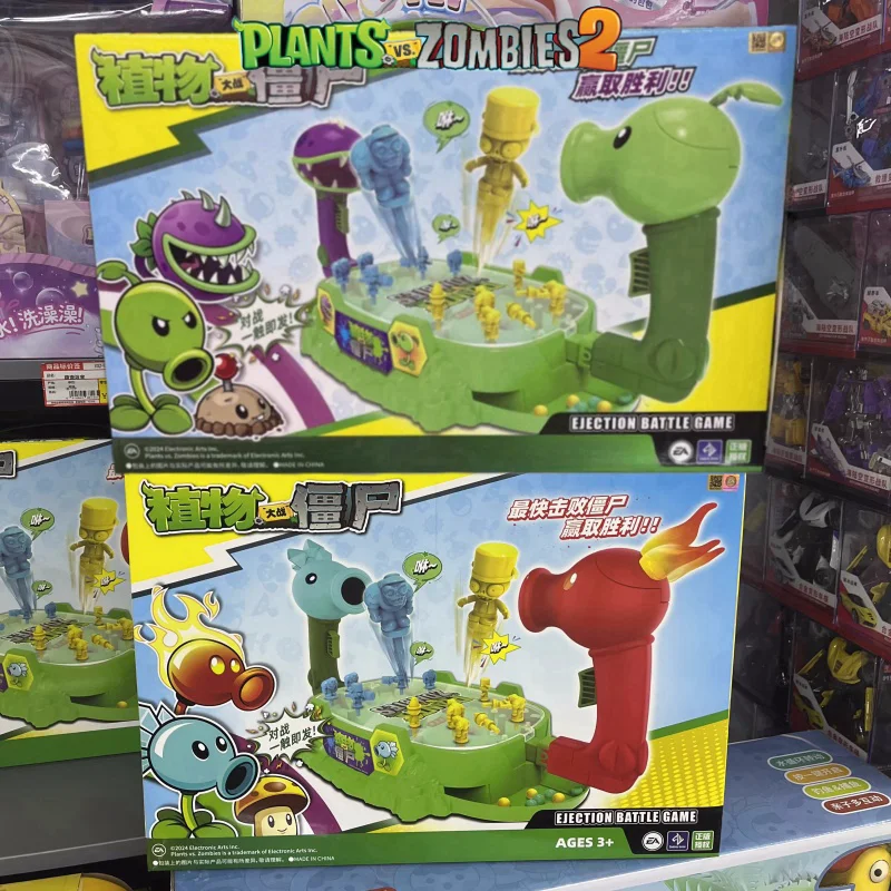 2025 Plantas nuevas vs. Zombies, plataforma de batalla de tiro, juguetes, Peashooter, tiro, Zombies, regalo de juego de escritorio para padres e hijos