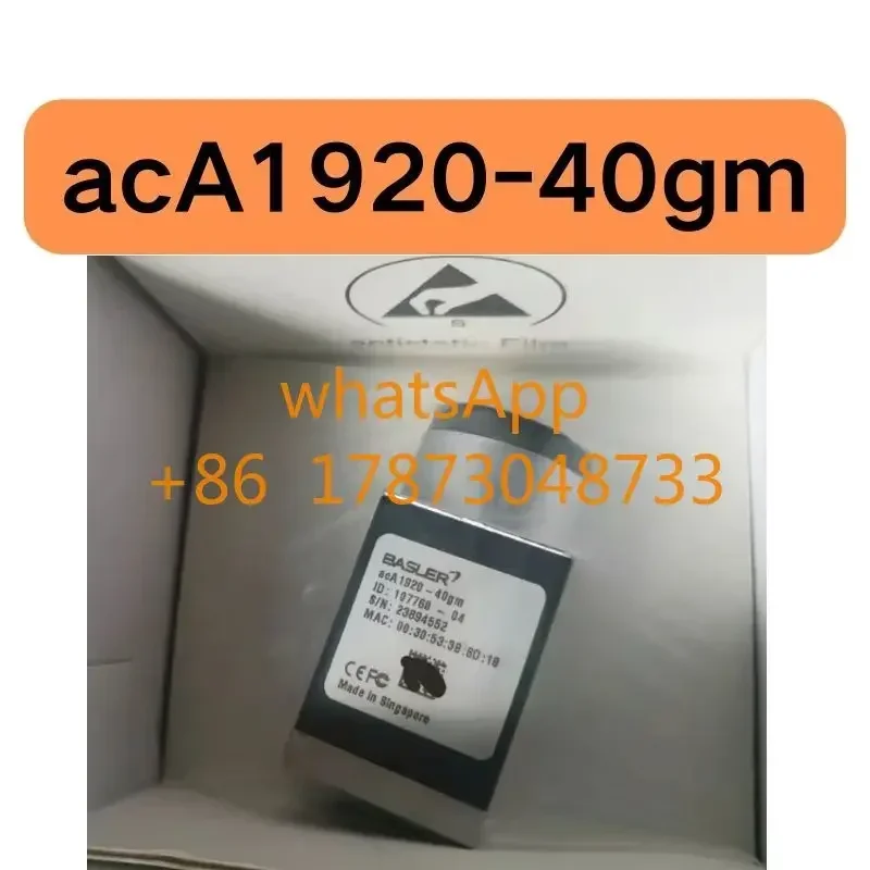Nuova telecamera industriale acA1920-40gm spedita rapidamente