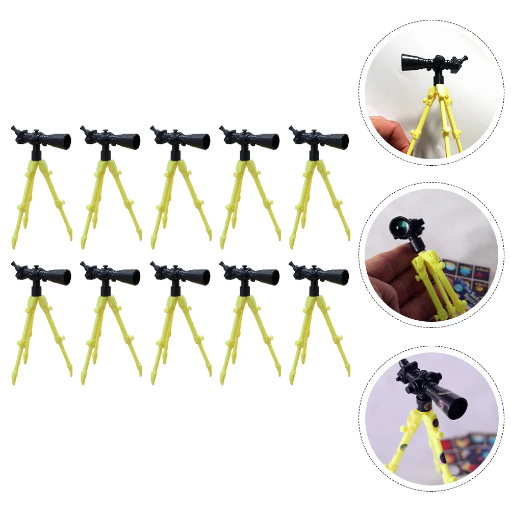 12 Pcs Mini Telescope Astronomy Play Dollhouse Accessories Scale Toy Room Toddler