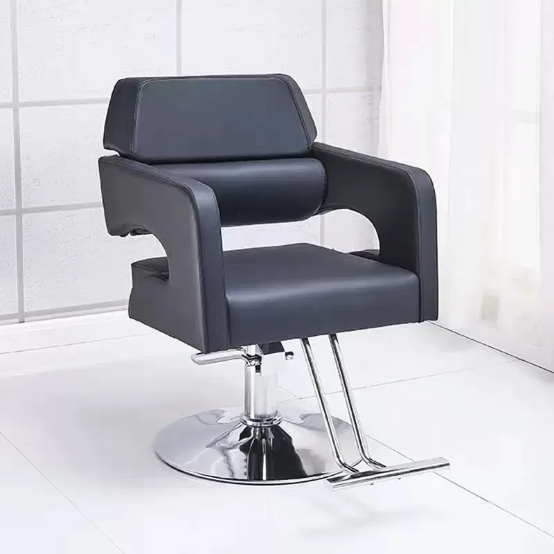 

Simple Hairdressing Barber Chairs Reclined Professional Cutting Barber Chairs Lifting Swivel Silla Barberia Hair Salon Furniture