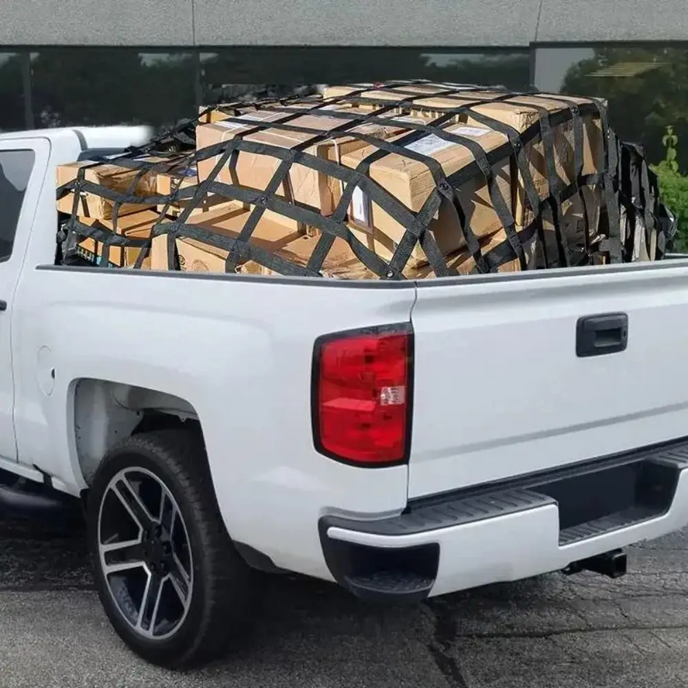 Durable Woven Material Cargo Isolation Net Good Toughness Strong Bearing Capacity Interior Cargo Net Quick Installation