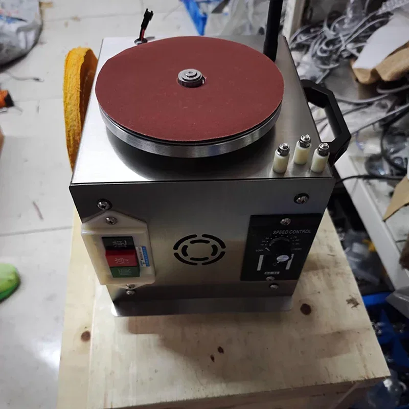 - Mini Bench Disc Sander Sanding Roller - Edge Sharpener Variable Speed Self-adhesive Benchtop Grinding Machine