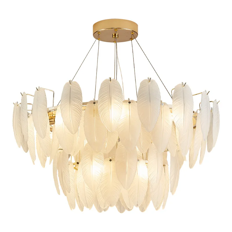 

French cream wind chandelier, living room, dining room, bedroom lamps