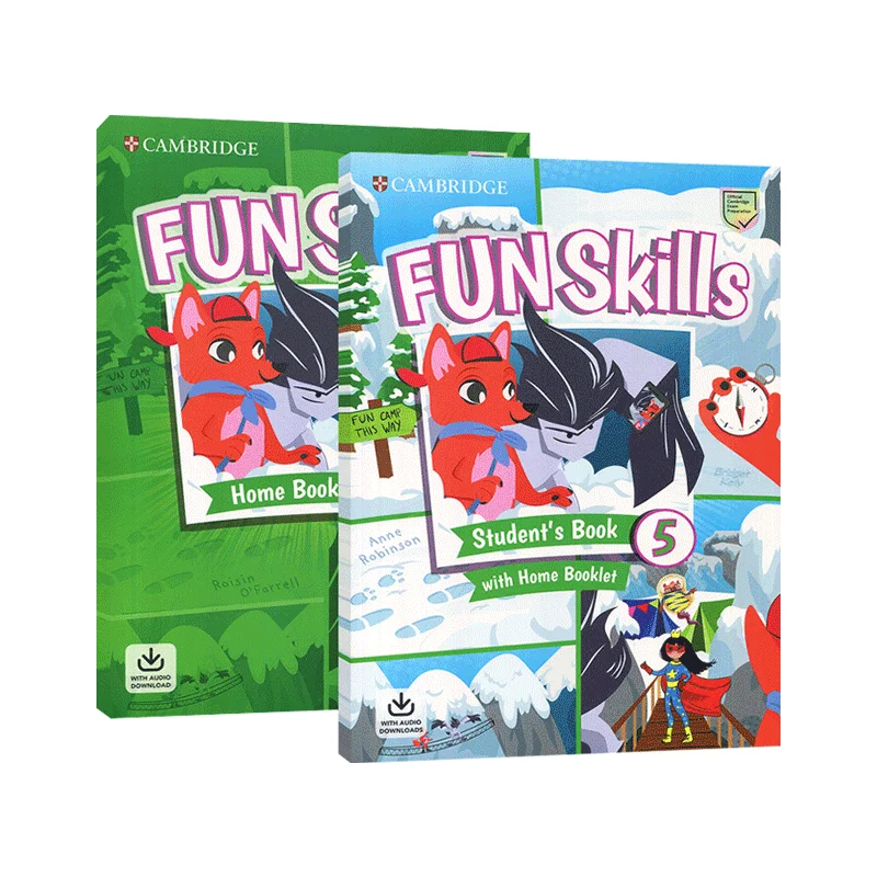 

Пакет для студентов Fun Skills с домашними навыками Буклет уровня 5, Адам Скотт Клэр Медвелл Кембриджский университет Пресс 9781108563765