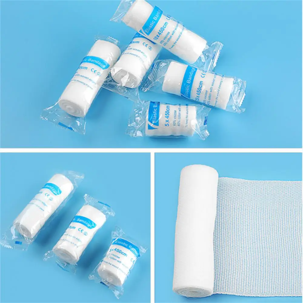 

PBT Elastic Bandage Skin Friendly Breathable First Aid Kit Gauze Wound Dressing Medical Nursing Emergency Care Bandage