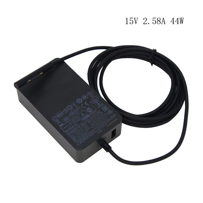 Surface Charger 44W 15V 2.58A Power Supply Charger For Microsoft Surface Pro 3/4/5/6/7 Surface Laptop 3/2/1 Surface Go/Book