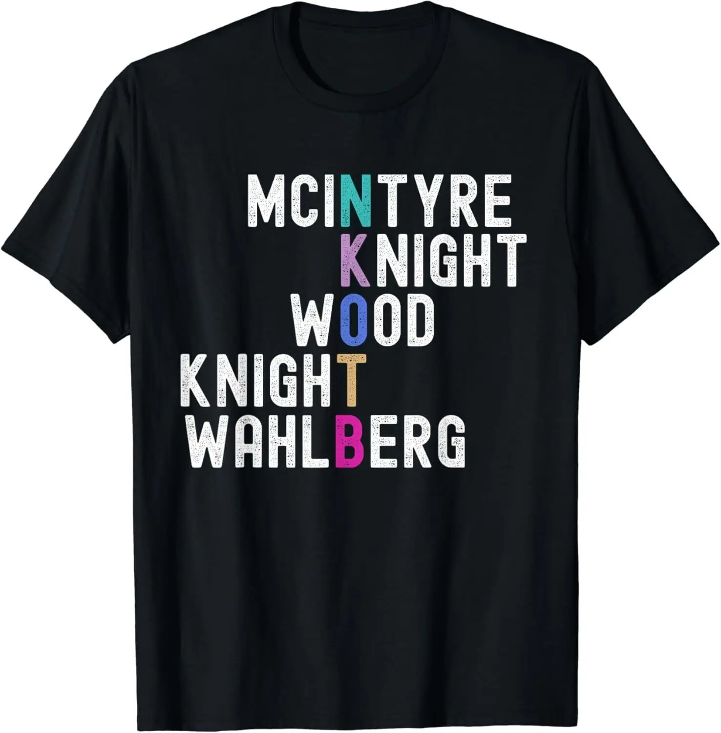 Mcintyre Knight Wood Knight Wahlberg Tee Funny Gift Unisex T-Shirt